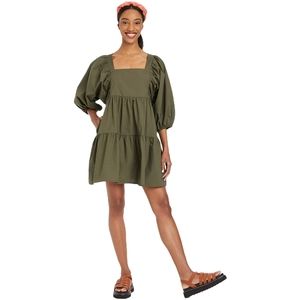 a new day // Olive Green Mini Dress